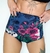 Biquíni Hot pant caveira floral marinho