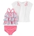 KIT ROUPA DE PRAIA BIQUINI + SAIDA DE PRAIA LINDO CARTERS COM FATOR DE PROTECÃO UV 50+