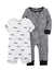 KIT ROMPER + MACACÃO CARTERS EM ALGODÃO