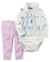 CONJUNTO 3 PEÇAS CARTERS COM COLETE EM FLEECE