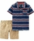 CONJUNTO CARTERS ESPORTE/SOCIAL GOLA POLO