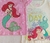 KIT DE 2 CAMISETAS DISNEY PEQUENA SEREIA ARIEL EM ALGODÃO