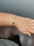 Bracelete dourado de leão