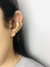 Piercing fake 9 aros dourado - comprar online