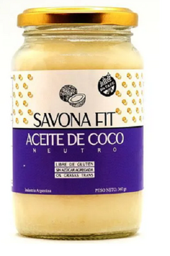 Aceite de coco neutro Savona x 360 gr