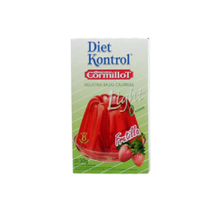Gelatina bajas calorías sabor frutilla Diet Kontrol x 30 gr