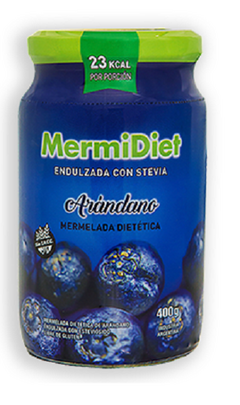 Mermelada dietética de arándano Mermidiet x 400 gr