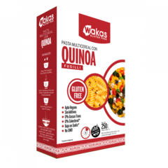 Pasta multicereal con quinoa Wakas x 250 gr