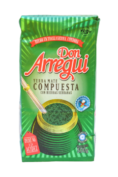 Yerba mate con hierbas serranas Don Arregui x 500 gr