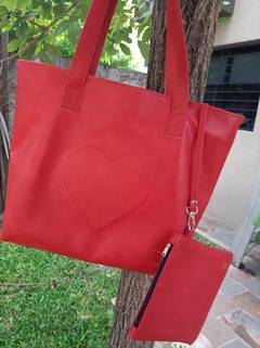 TOTE BAG LOVE❤ ROJO - tienda online