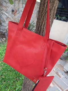 TOTE BAG LOVE❤ ROJO