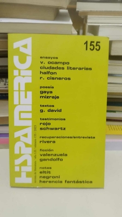 Hispamérica - Revista de literatura (N° 155) - Aa. Vv.