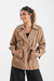 TRENCH CRUZADO CON CINTURON - 6605 - tienda online