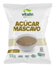 Açúcar Mascavo Orgânico - Vitalin - 500g