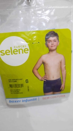 Cueca Boxer S/ Costura Infantil - Selene