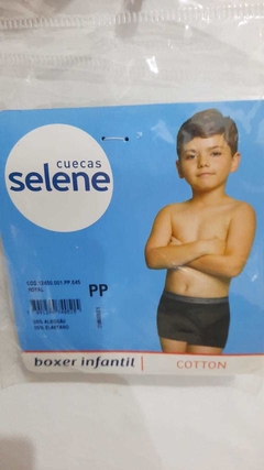 Cueca Boxer Cotton infantil - Selene