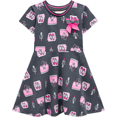 Vestido c/ Máscara Infantil - Milon - loja online