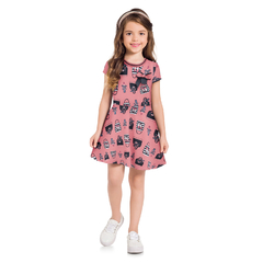 Vestido c/ Máscara Infantil - Milon