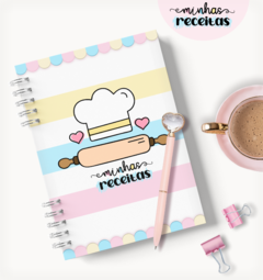 CADERNO DE RECEITAS CANDY COLORS