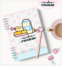 CADERNO DE RECEITAS CANDY COLORS - comprar online