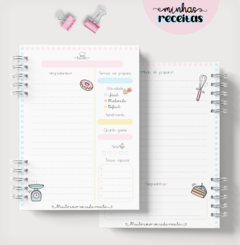 CADERNO DE RECEITAS CANDY COLORS