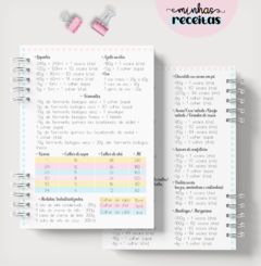 CADERNO DE RECEITAS CANDY COLORS - comprar online