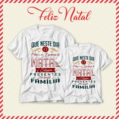 CAMISETAS NATAL EM FAMÍLIA - N COISAS