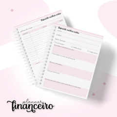 PLANNER FINANCEIRO PESSOAL FEMININO