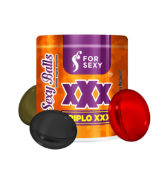 Triplo xXx Sexy Ball Função Bolinha Explosiva Sensações com 03 Unidades - For Sexy