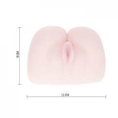 Masturbador Vagina em Cyberskin com Cápsula Vibratória - VIBRATING PUSSY AND ASS - comprar online