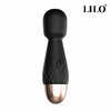 Mini Massageador corporal recarregável, em silicone ABS super macio, possui 10 modos de vibração - LILO - Cod.AV024