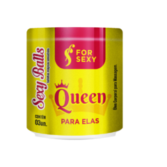 Queen Sexy Ball Função Bolinha Explosiva Sensações com 03 Unidades - For Sexy - comprar online