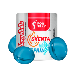 Skenta Sfria Sexy Ball Função Bolinha Explosiva Sensações com 03 Unidades - For Sexy