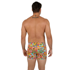 Boxer Romantic Rebatida em Microfibra - Cores Diversas - Cod.MX0009 na internet