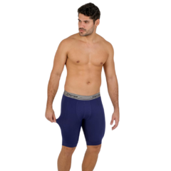 Boxer Long Leg em Microfibra com Coss - Cores Diversas - Cod.MX2301 - Chaves do Amor