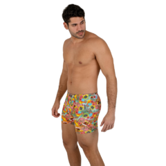 Boxer Romantic Rebatida em Microfibra - Cores Diversas - Cod.MX0009 - comprar online