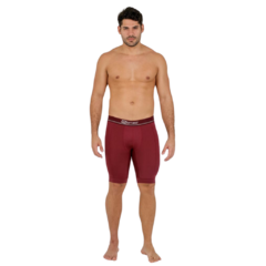 Boxer Long Leg em Microfibra com Coss - Cores Diversas - Cod.MX2301 - Chaves do Amor