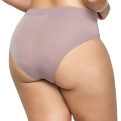 Calcinha Comfort Larga Plus Size sem Costura Cavada Rose - Cod.ZR0207-030-C638 - comprar online