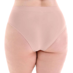 Calcinha Comfort Larga Plus Size sem Costura Cavada Rosa Blush - ZR0207-030-C571 - comprar online