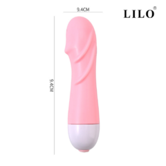 Vibrador em ABS. Com 10 modos de vibração – LILO - Cores Diversas - Cod.PS009C na internet