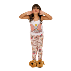 Pijama Calça e Regata MENINA Infantil - Cores Diveras - Cod.0032 - loja online