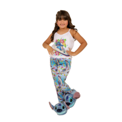Pijama Calça e Regata MENINA Infantil - Cores Diveras - Cod.0032 na internet