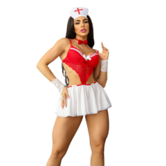 Fantasia Enfermeira Vermelha - Cod.6006