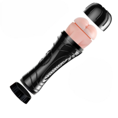 Masturbador masculino com tubo em formato de lanterna, simula com alta qualidade um ânus - MA003A - comprar online