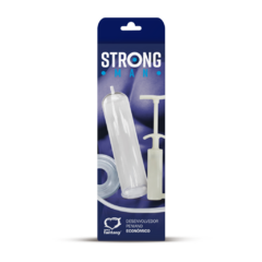 Strong Man Manual com Seringa Perolada - Bomba Peniana - Cod.150