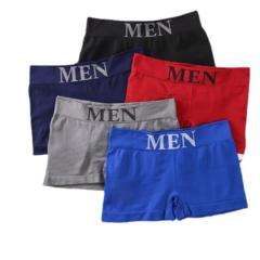 Cueca Boxer Adulto em Microfibra - Cores Diversas - Cod.ACE0580