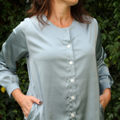 Camisola Gardenia Azul Acero - comprar online