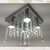 Lustre de Cristal Acrílico modelo PG20 - Casa Fran Decorações