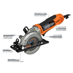 SIERRA CIRCULAR COMPACTA, 4-1/2", 750 W  CÓDIGO: 100123  CLAVE: SICI-4-1/2A - comprar en línea