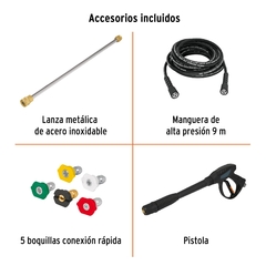 Hidrolavadora con motor a gasolina, 3,300 PSI, Truper. CÓDIGO: 12909 CLAVE: LAGAS-3300 - ROALHERRAMIENTAS